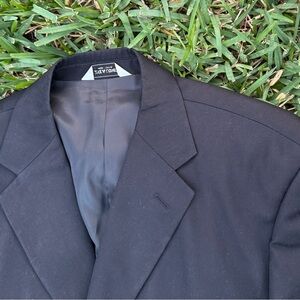 Classic Black Blazer by Linea Uomo for Men 48L